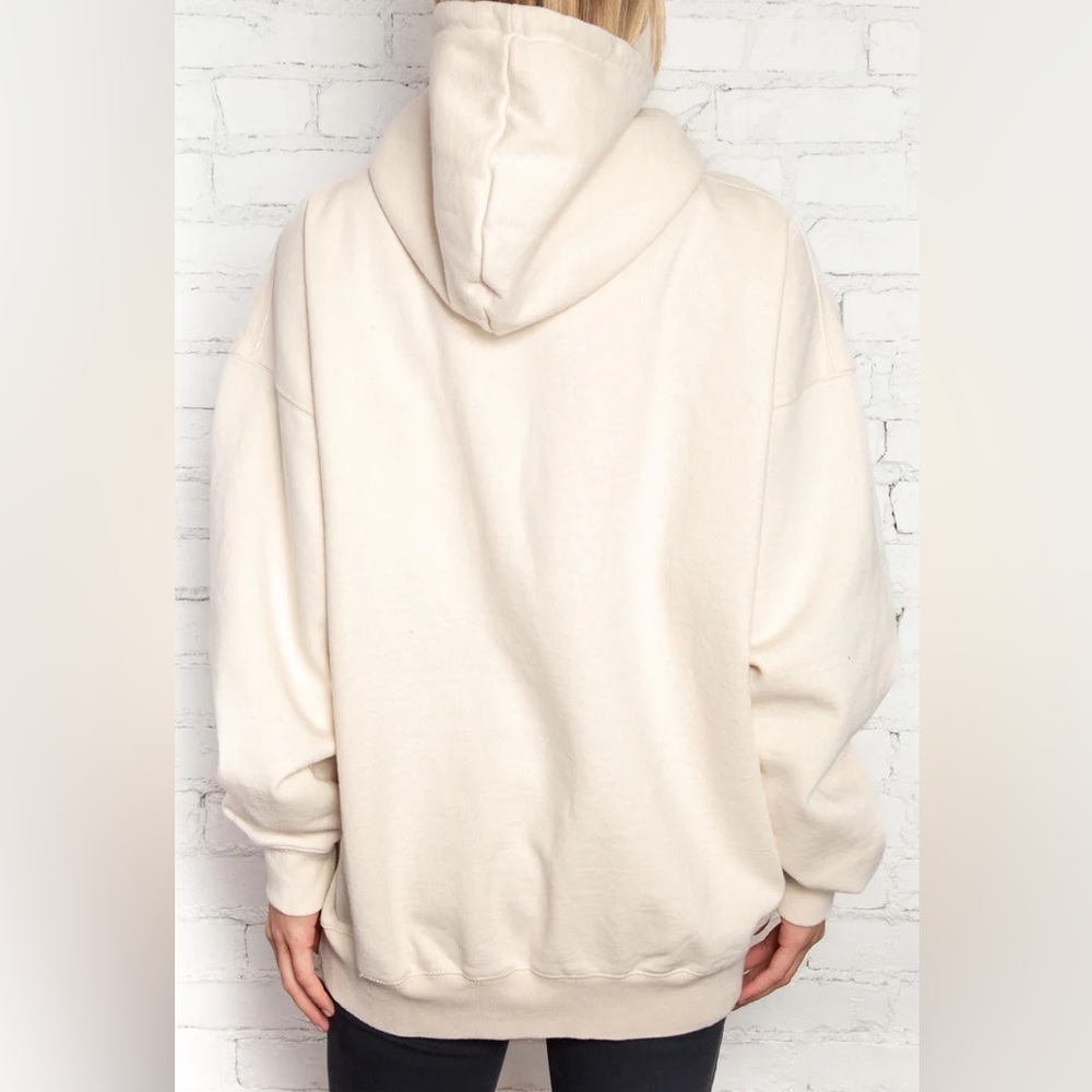 Brandy melville oversized cream Christy north shores hawaii hoodie - Picture 4 of 6